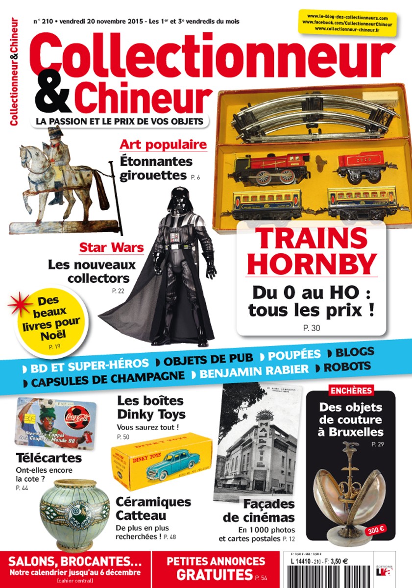 Collectionneur&Chineur n° 210 du 20/11/2015