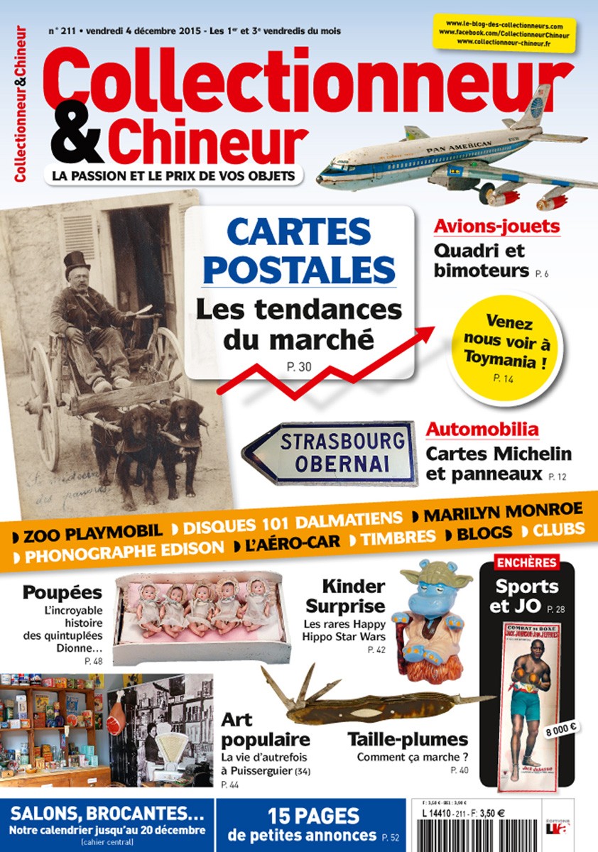 Collectionneur&Chineur n° 211 du 04/12/2015