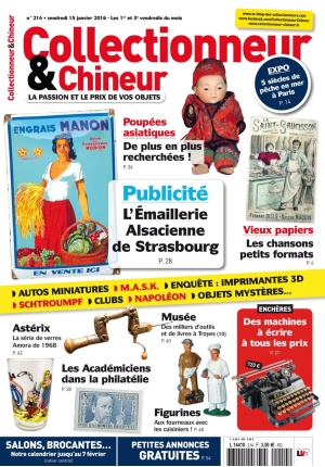 Collectionneur&Chineur n° 214 du 15/01/2016