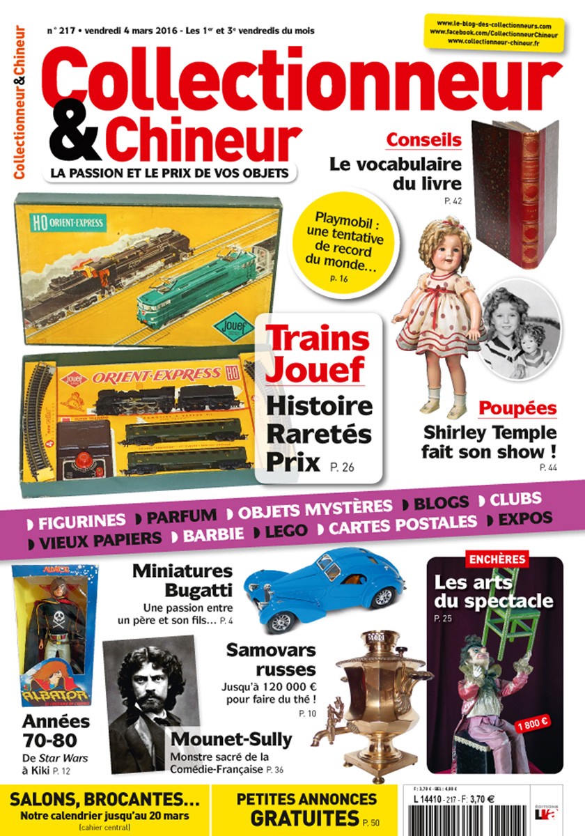 Collectionneur&Chineur n° 217 du 04/03/2016