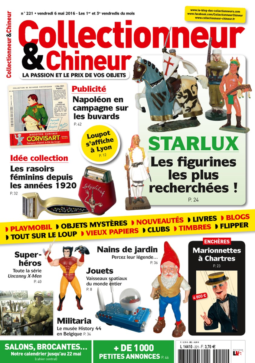 Collectionneur&Chineur n° 221 du 06/05/2016