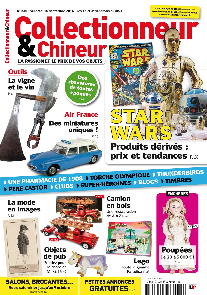 Collectionneur&Chineur n° 230 du 16/09/2016