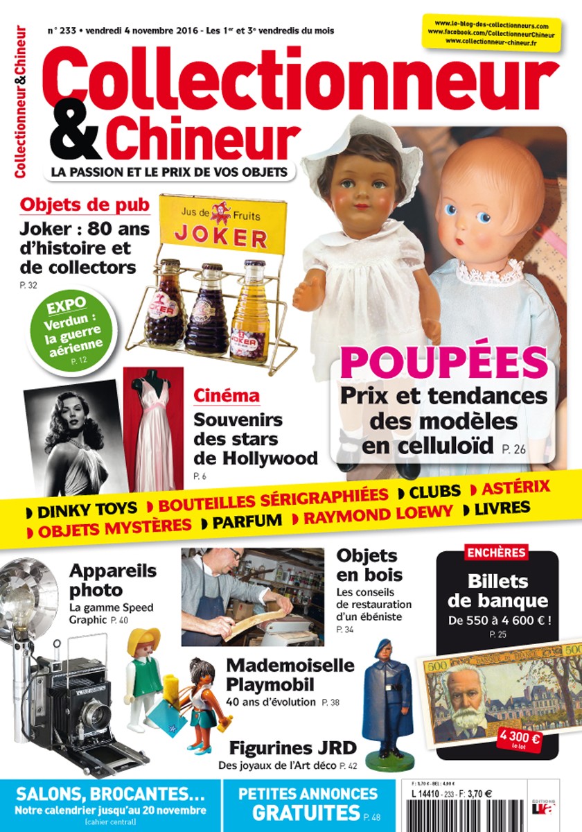 Collectionneur&Chineur n° 233 du 04/11/2016