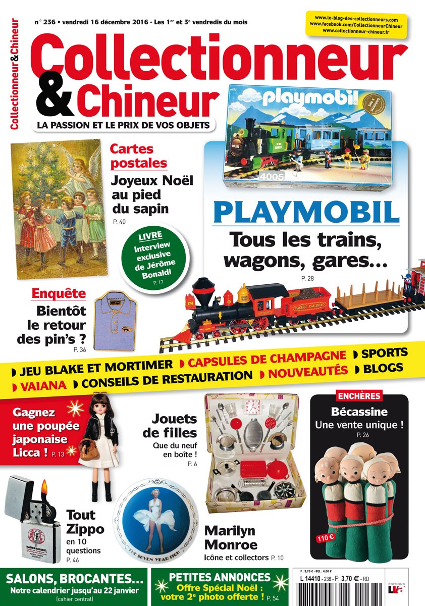 Collectionneur&Chineur n° 236 du 16/12/2016