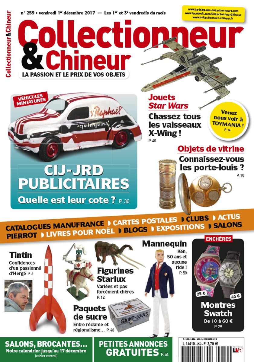 Collectionneur&Chineur n° 259 du 01/12/2017