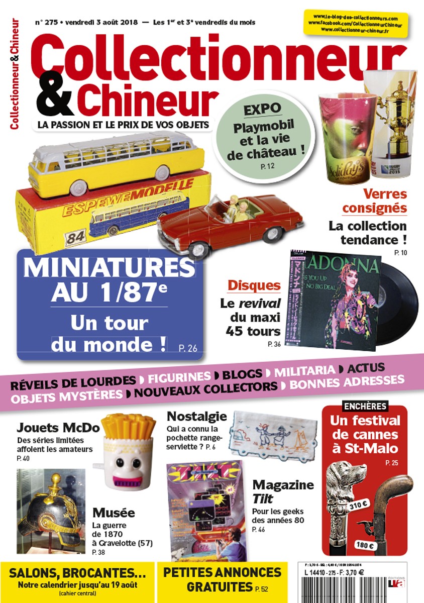 Collectionneur&Chineur n° 275 du 03/08/2018