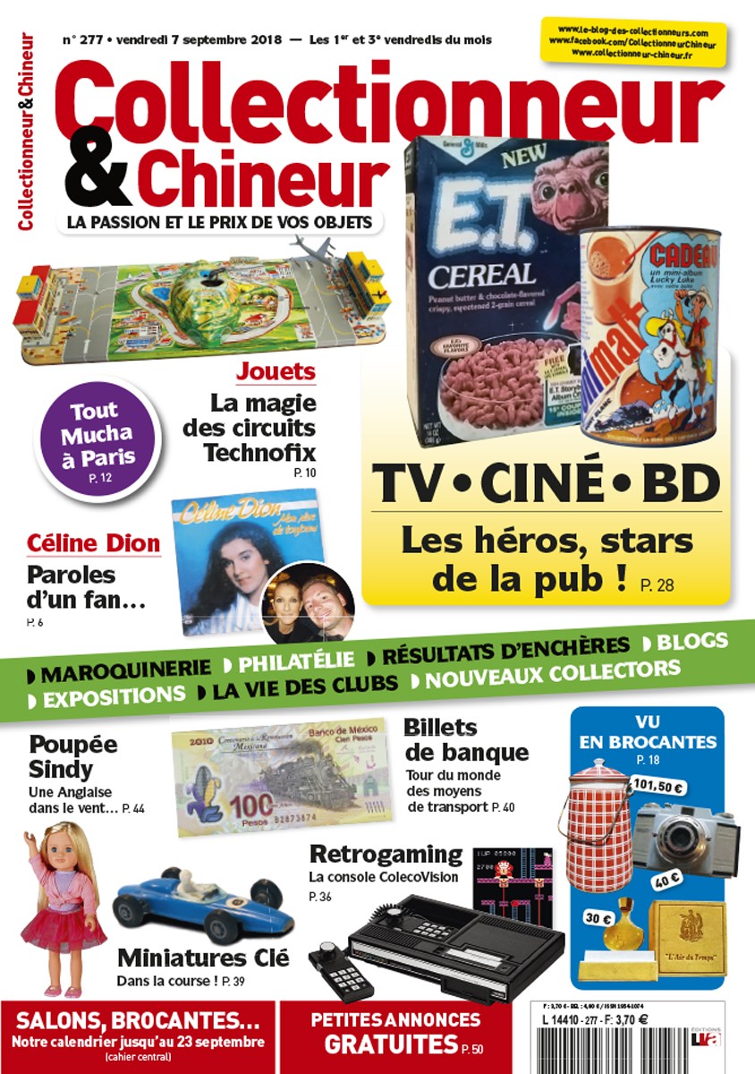 Collectionneur&Chineur n° 277 du 07/09/2018