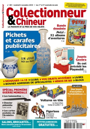 Collectionneur&Chineur n° 281 du 02/11/2018