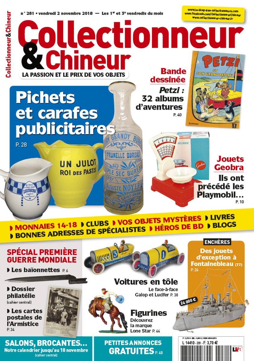 Collectionneur&Chineur n° 281 du 02/11/2018