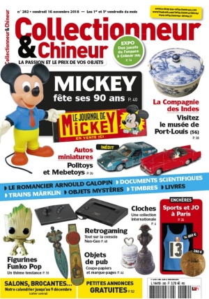 Collectionneur&Chineur n° 282 du 16/11/2018