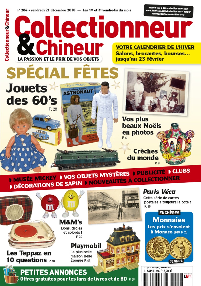 Collectionneur&Chineur n° 284 du 21/12/2018