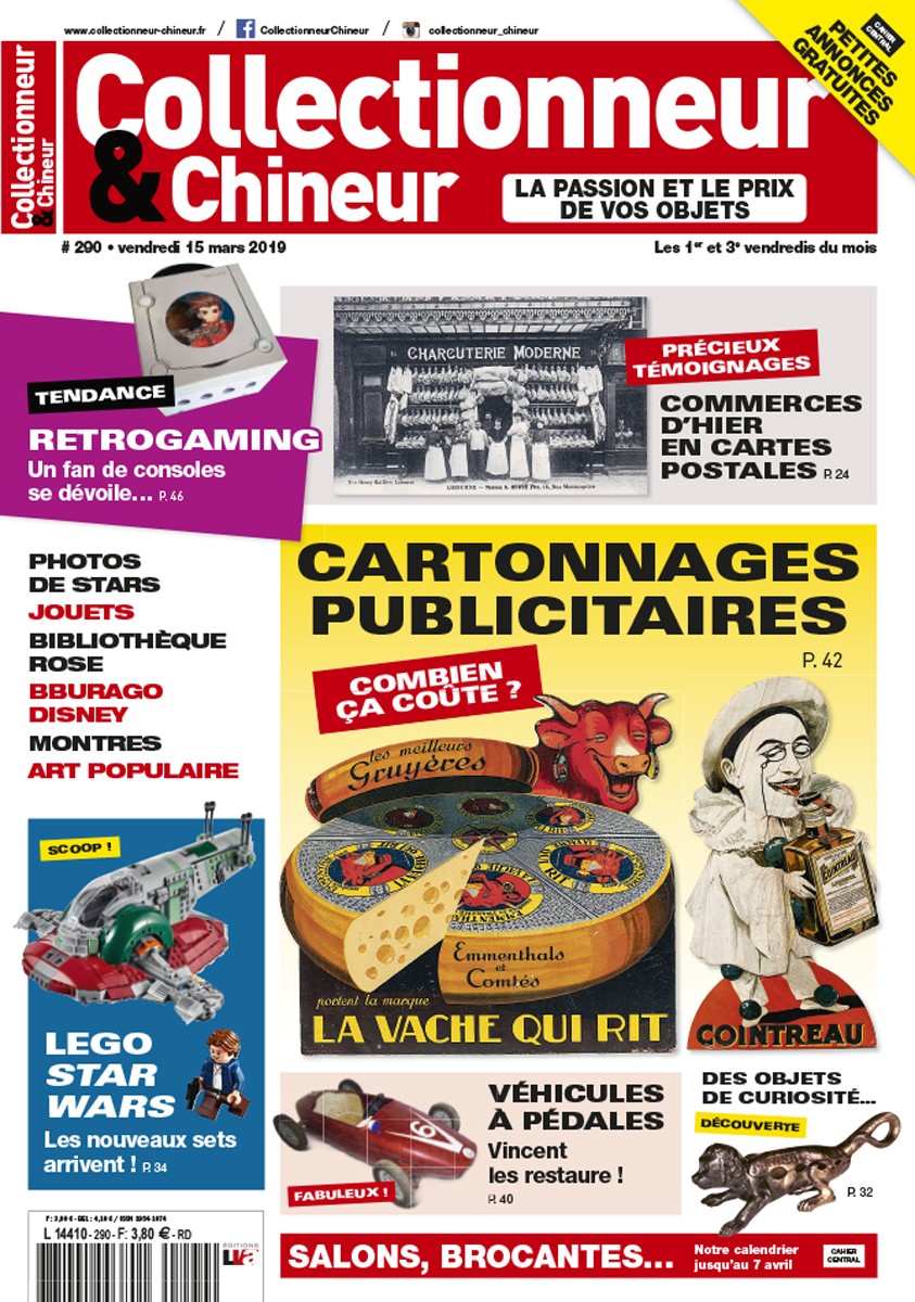 Collectionneur&Chineur n° 290 du 15/03/2019