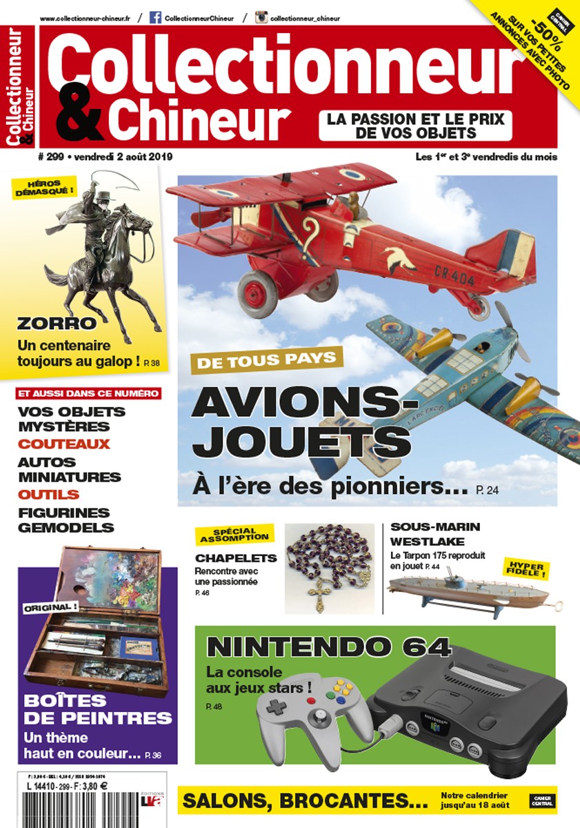 Collectionneur&Chineur n° 299 du 02/08/2019