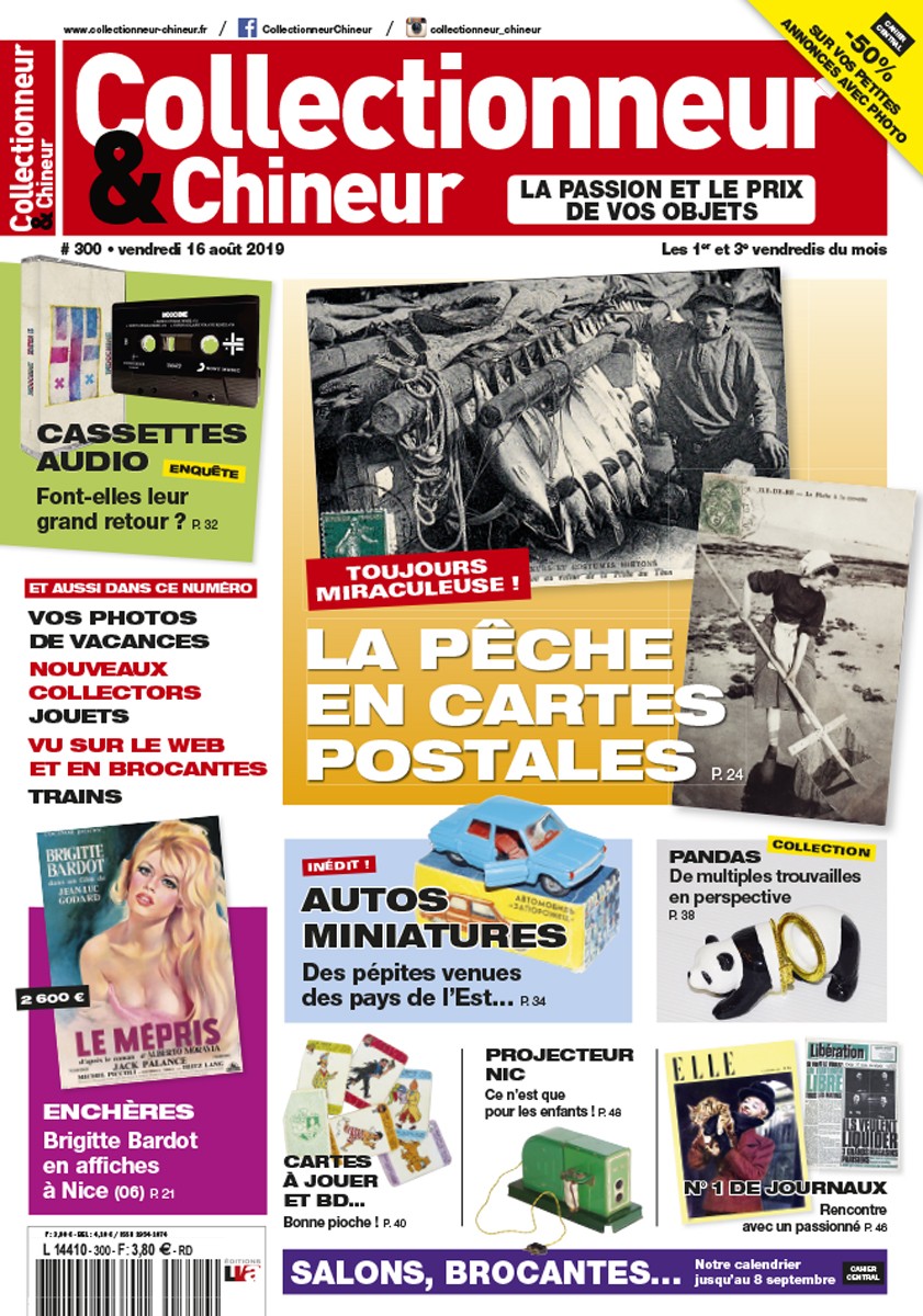 Collectionneur&Chineur n° 300 du 16/08/2019