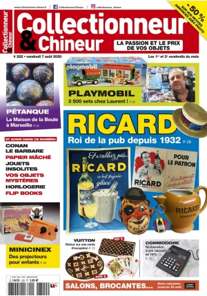 Collectionneur&Chineur n° 322 du 07/08/2020