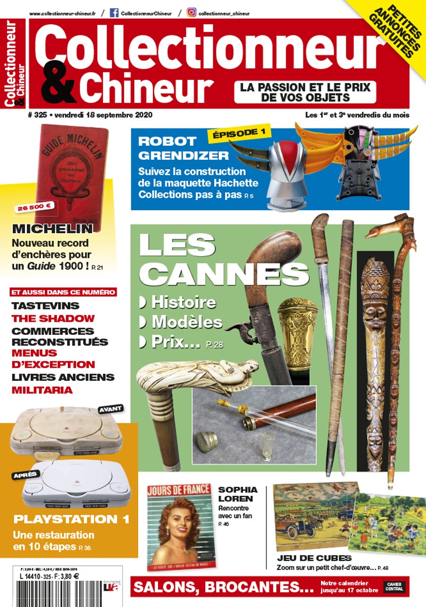 Collectionneur&Chineur n° 325 du 18/09/2020