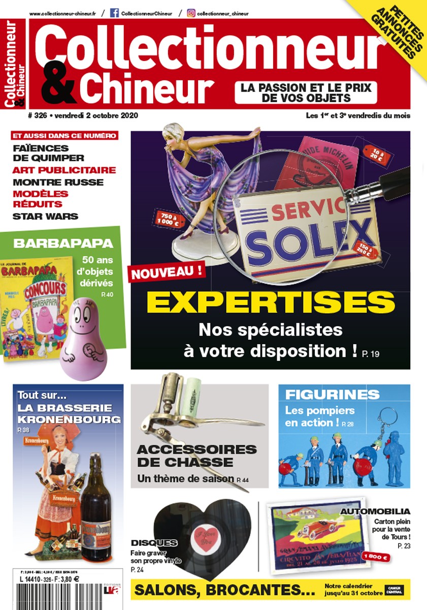 Collectionneur&Chineur n° 326 du 02/10/2020