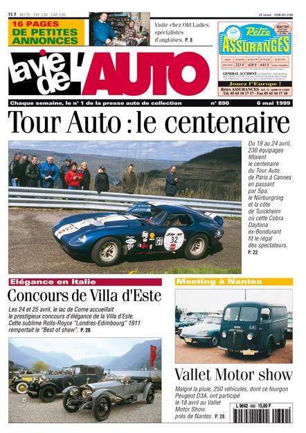 La Vie de l'Auto n° 890 du 06/05/1999