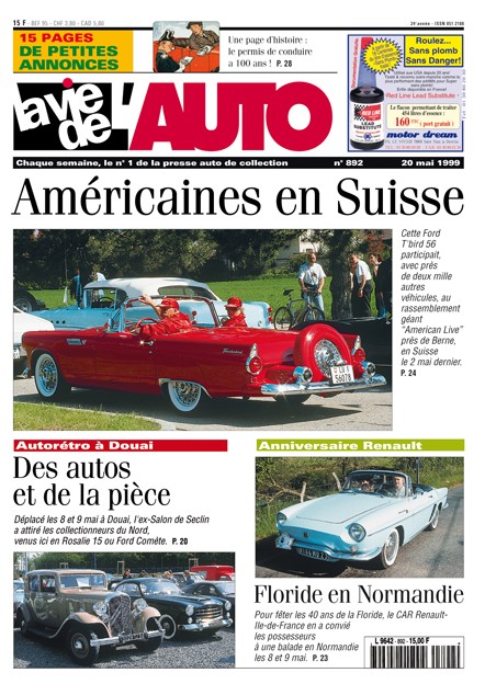 La Vie de l'Auto n° 892 du 20/05/1999