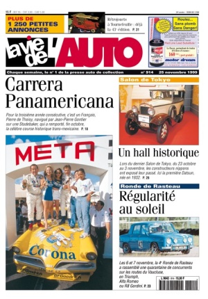 La Vie de l’Auto n° 914 du 25/11/1999