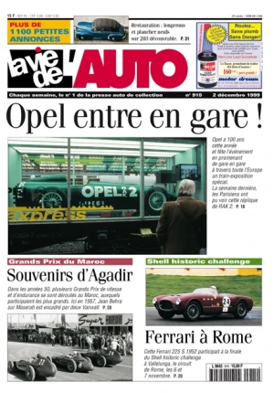 La Vie de l'Auto n° 915 du 02/12/1999