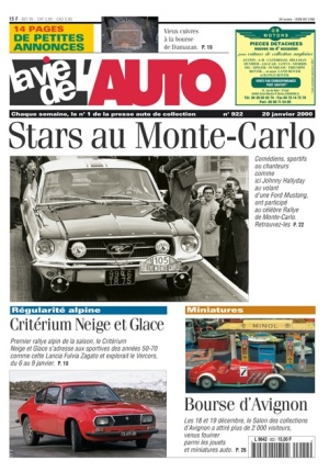 La Vie de l’Auto n° 922 du 20/01/2000