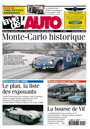 La Vie de l’Auto n° 925 du 10/02/2000