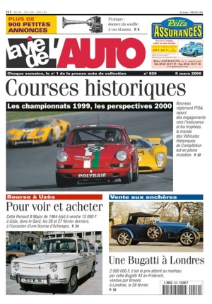 La Vie de l’Auto n° 929 du 09/03/2000