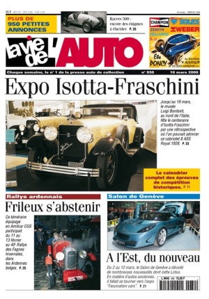 La Vie de l’Auto n° 930 du 16/03/2000
