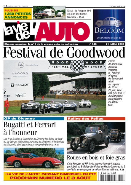 La Vie de l'Auto n° 946 du 20/07/2000