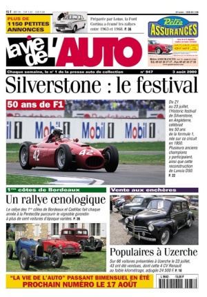 La Vie de l’Auto n° 947 du 03/08/2000