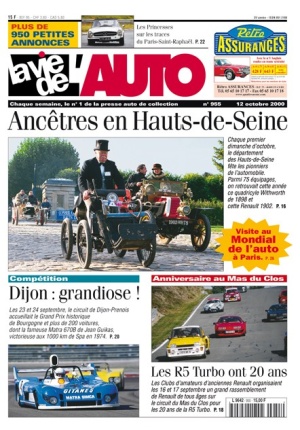 La Vie de l’Auto n° 955 du 12/10/2000