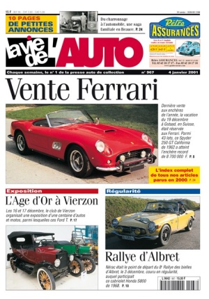 La Vie de l’Auto n° 967 du 04/01/2001