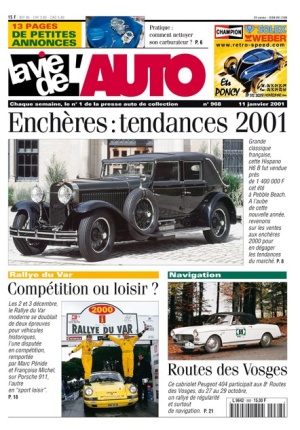 La Vie de l’Auto n° 968 du 11/01/2001