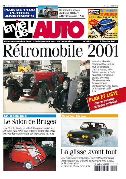 La Vie de l'Auto n° 973 du 15/02/2001