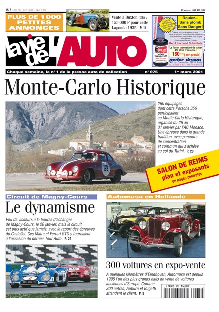 La Vie de l'Auto n° 975 du 01/03/2001