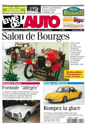 La Vie de l’Auto n° 976 du 08/03/2001
