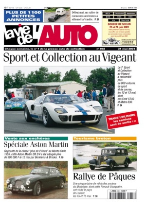 La Vie de l’Auto n° 988 du 31/05/2001