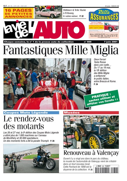 La Vie de l'Auto n° 989 du 07/06/2001