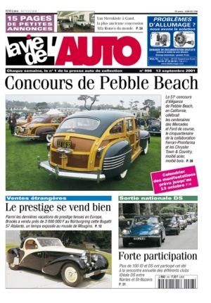 La Vie de l’Auto n° 998 du 13/09/2001
