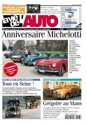 La Vie de l'Auto n° 1003 du 18/10/2001