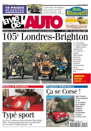 La Vie de l’Auto n° 1007 du 15/11/2001