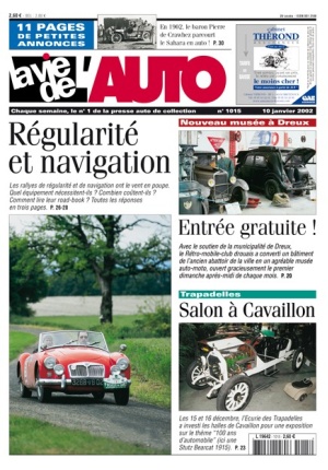 La Vie de l’Auto n° 1015 du 10/01/2002