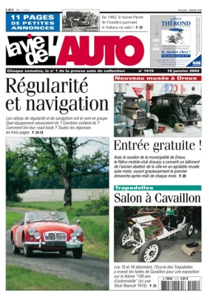 La Vie de l’Auto n° 1015 du 10/01/2002