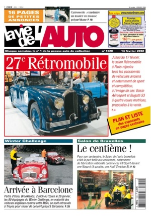 La Vie de l’Auto n° 1020 du 14/02/2002