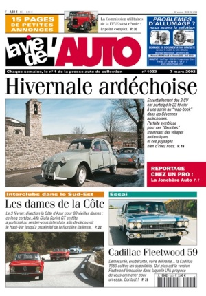 La Vie de l’Auto n° 1023 du 07/03/2002
