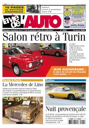 La Vie de l’Auto n° 1024 du 14/03/2002