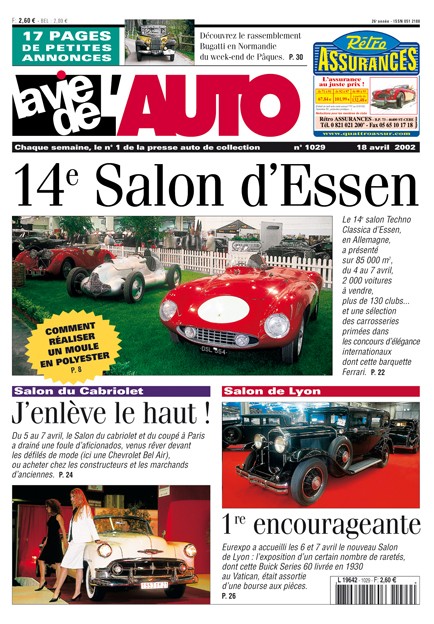 La Vie de l'Auto n° 1029 du 18/04/2002