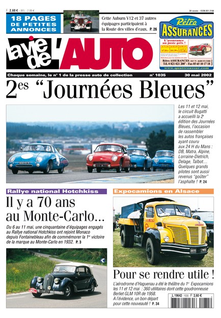 La Vie de l'Auto n° 1035 du 30/05/2002