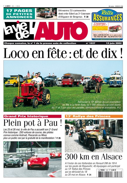 La Vie de l'Auto n° 1037 du 13/06/2002